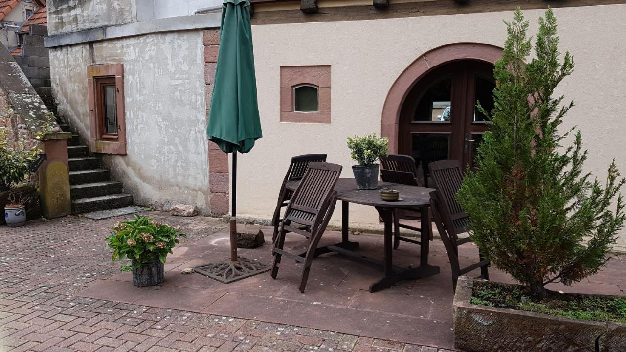 GITE A LA PETITE FONTAINE-PLAIN PIED-MAISON ALSACIENNE RENOVEE AVEC PASSION-4 PERS-4nuitées minimum Langensoultzbach Extérieur photo