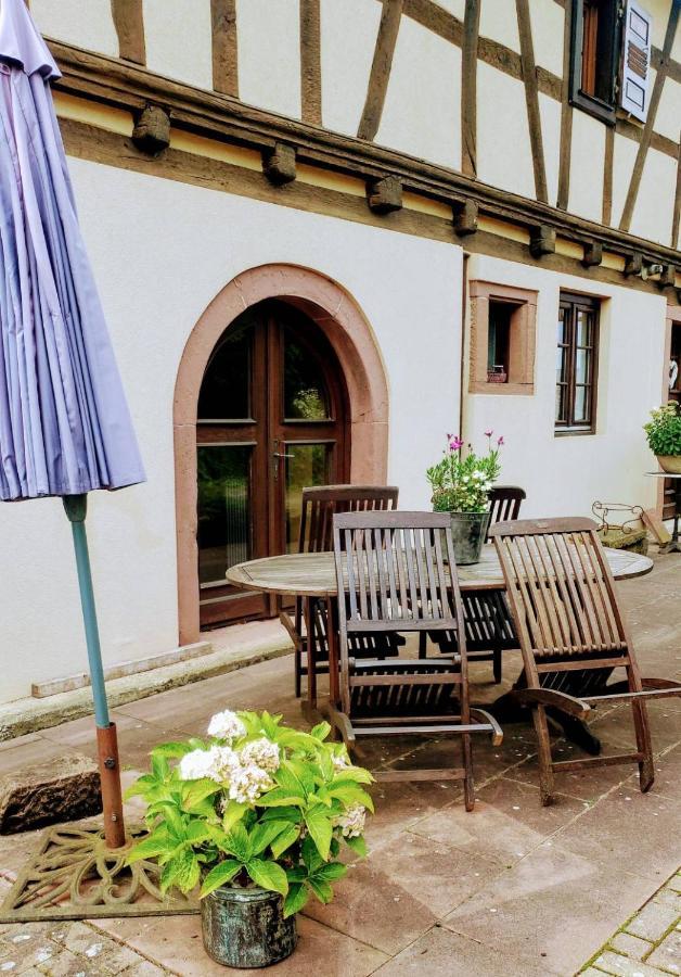 GITE A LA PETITE FONTAINE-PLAIN PIED-MAISON ALSACIENNE RENOVEE AVEC PASSION-4 PERS-4nuitées minimum Langensoultzbach Extérieur photo