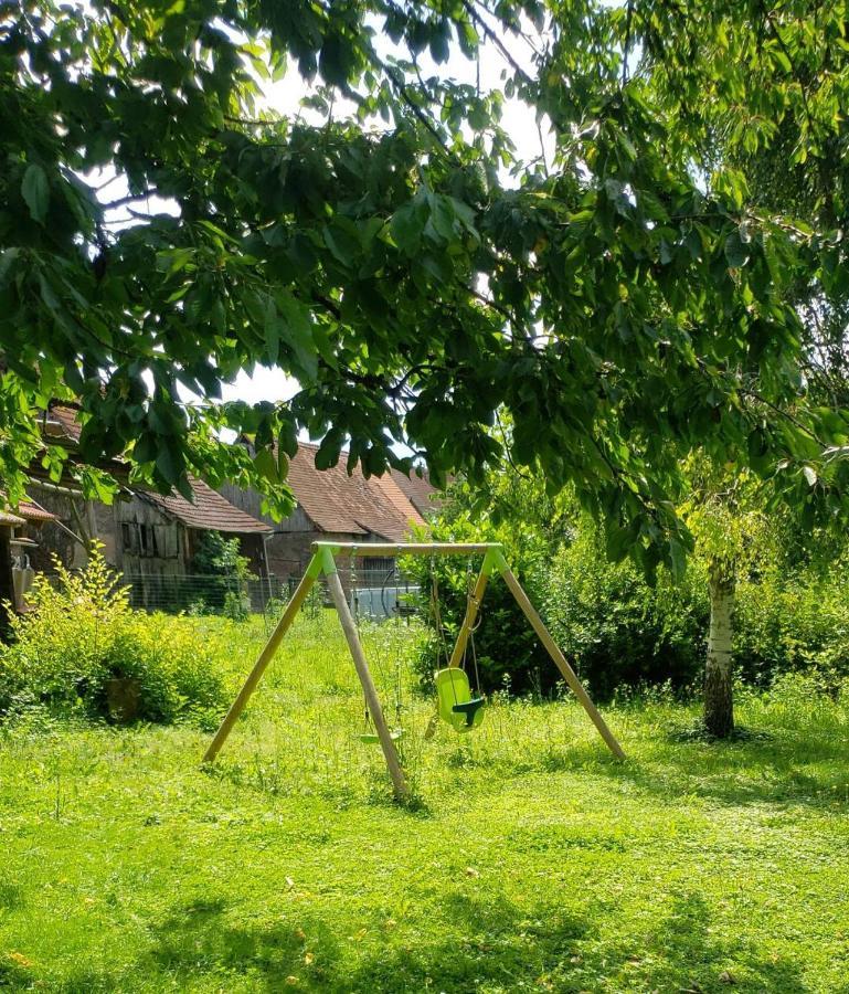 GITE A LA PETITE FONTAINE-PLAIN PIED-MAISON ALSACIENNE RENOVEE AVEC PASSION-4 PERS-4nuitées minimum Langensoultzbach Extérieur photo