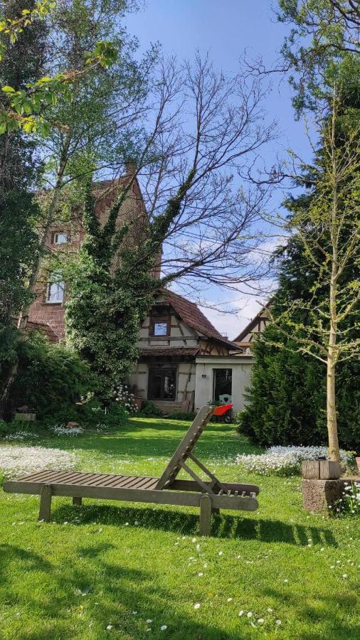 GITE A LA PETITE FONTAINE-PLAIN PIED-MAISON ALSACIENNE RENOVEE AVEC PASSION-4 PERS-4nuitées minimum Langensoultzbach Extérieur photo