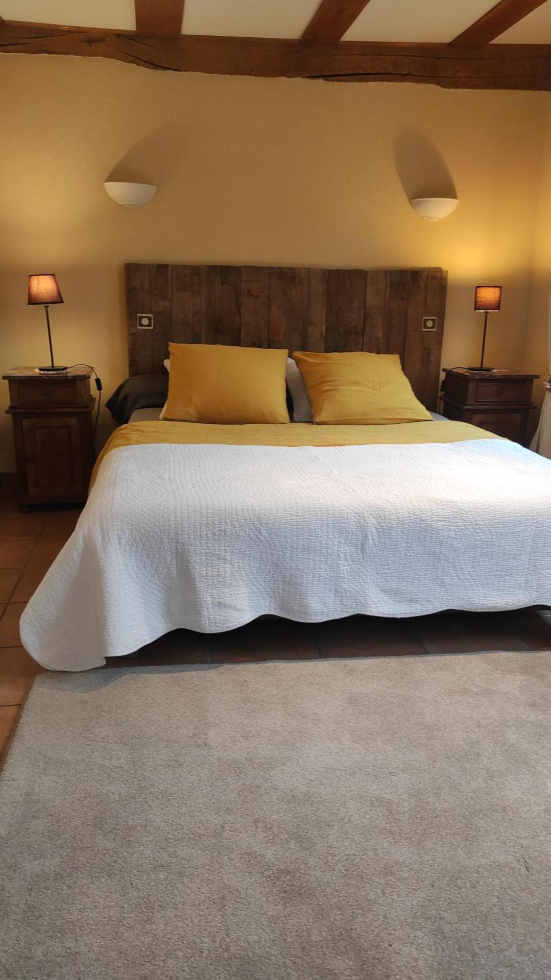 GITE A LA PETITE FONTAINE-PLAIN PIED-MAISON ALSACIENNE RENOVEE AVEC PASSION-4 PERS-4nuitées minimum Langensoultzbach Chambre photo